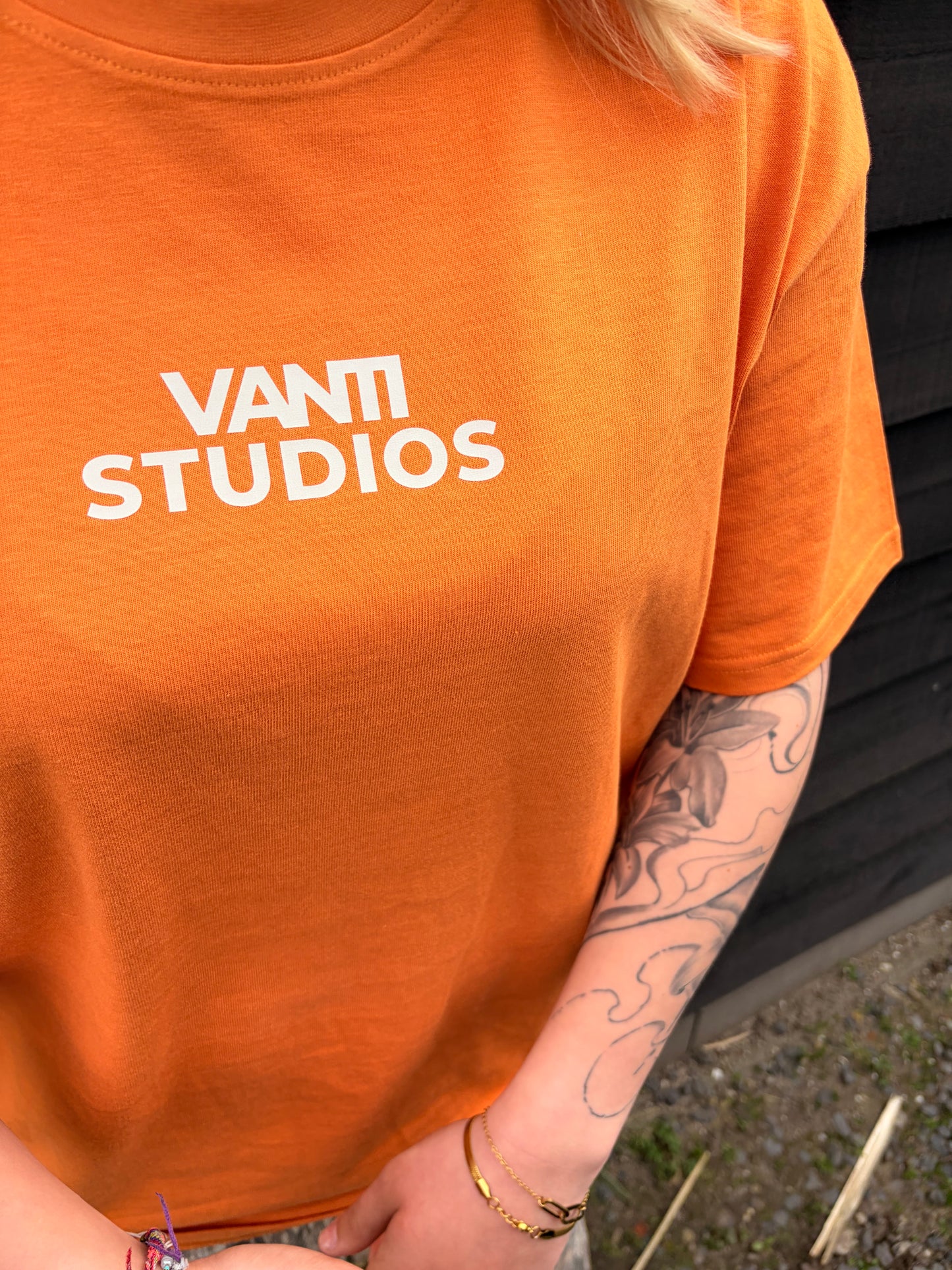 Orange Oversized T shirt