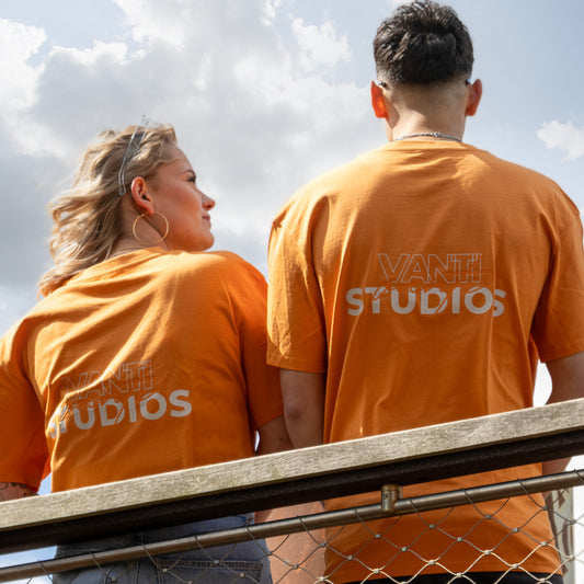 Orange Oversized T shirt