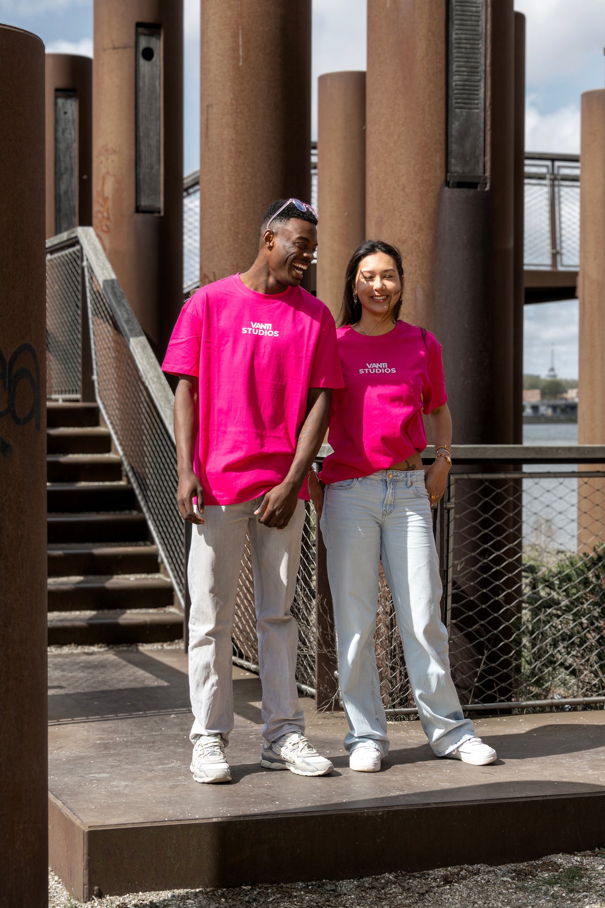 Pink Oversized T shirt