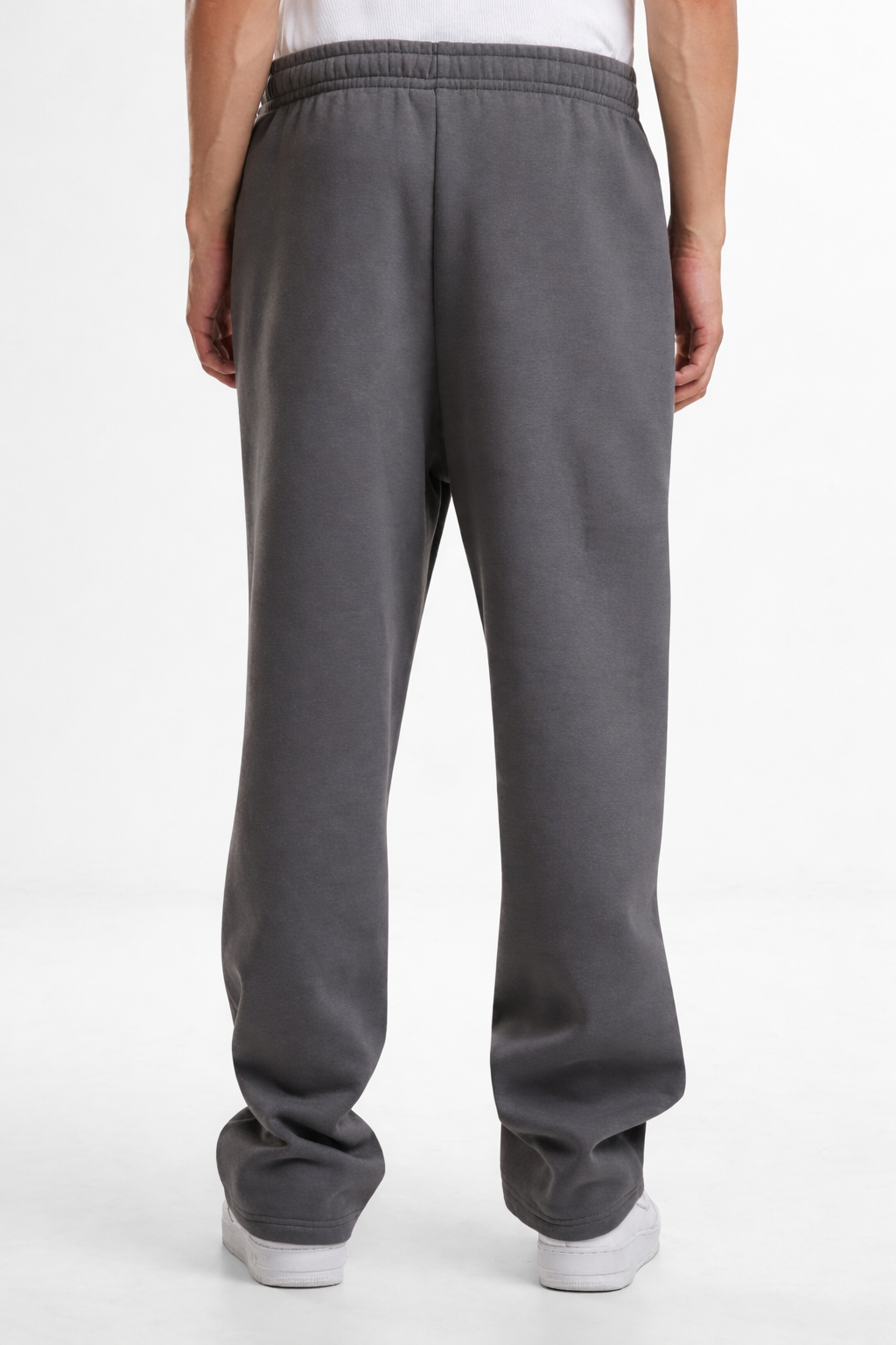 Bordeaux - Dark grey fluffy trackpants