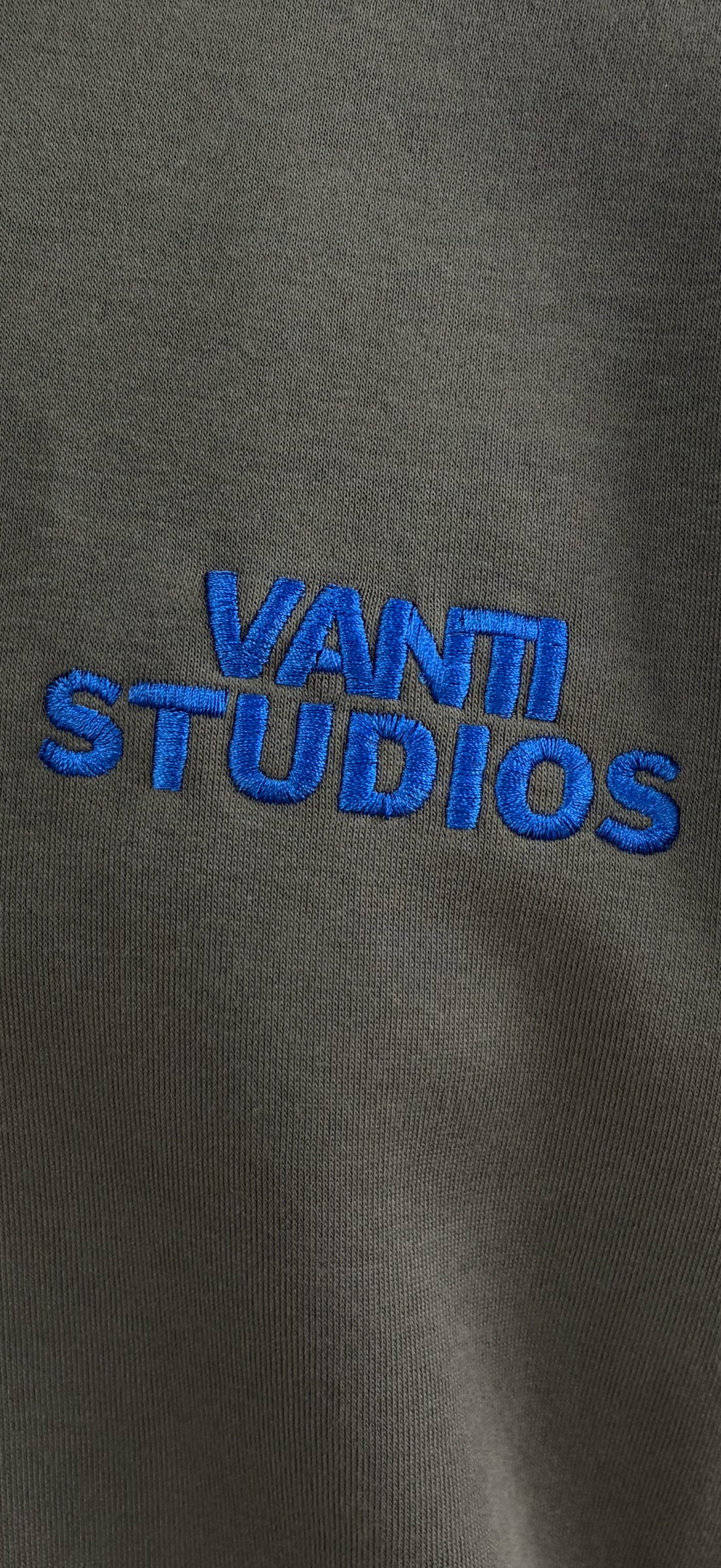 Blue - Dark grey fluffy trackpants