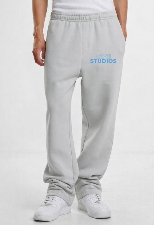 Light blue - Light grey fluffy trackpants